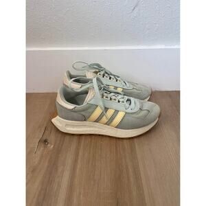 Women’s Adidas Retropy E5 Linen Green Almost Yellow Shoe Size 6.5